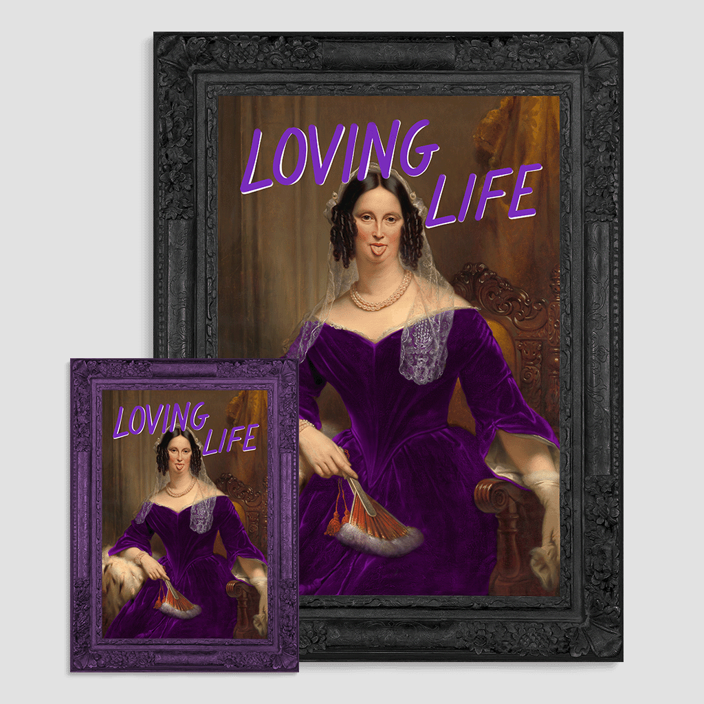 Loving Life Canvas Print