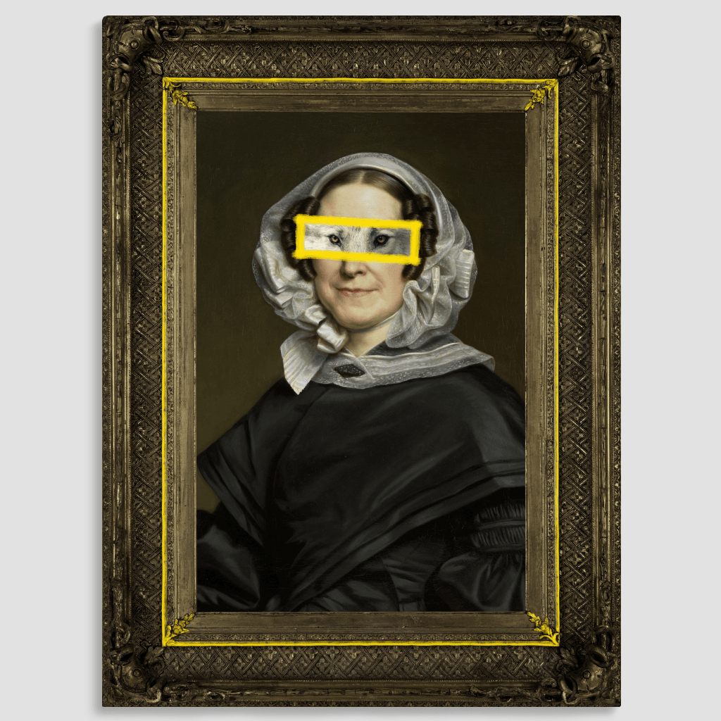 Grandma Wolf - Fine Art Print Canvas Art