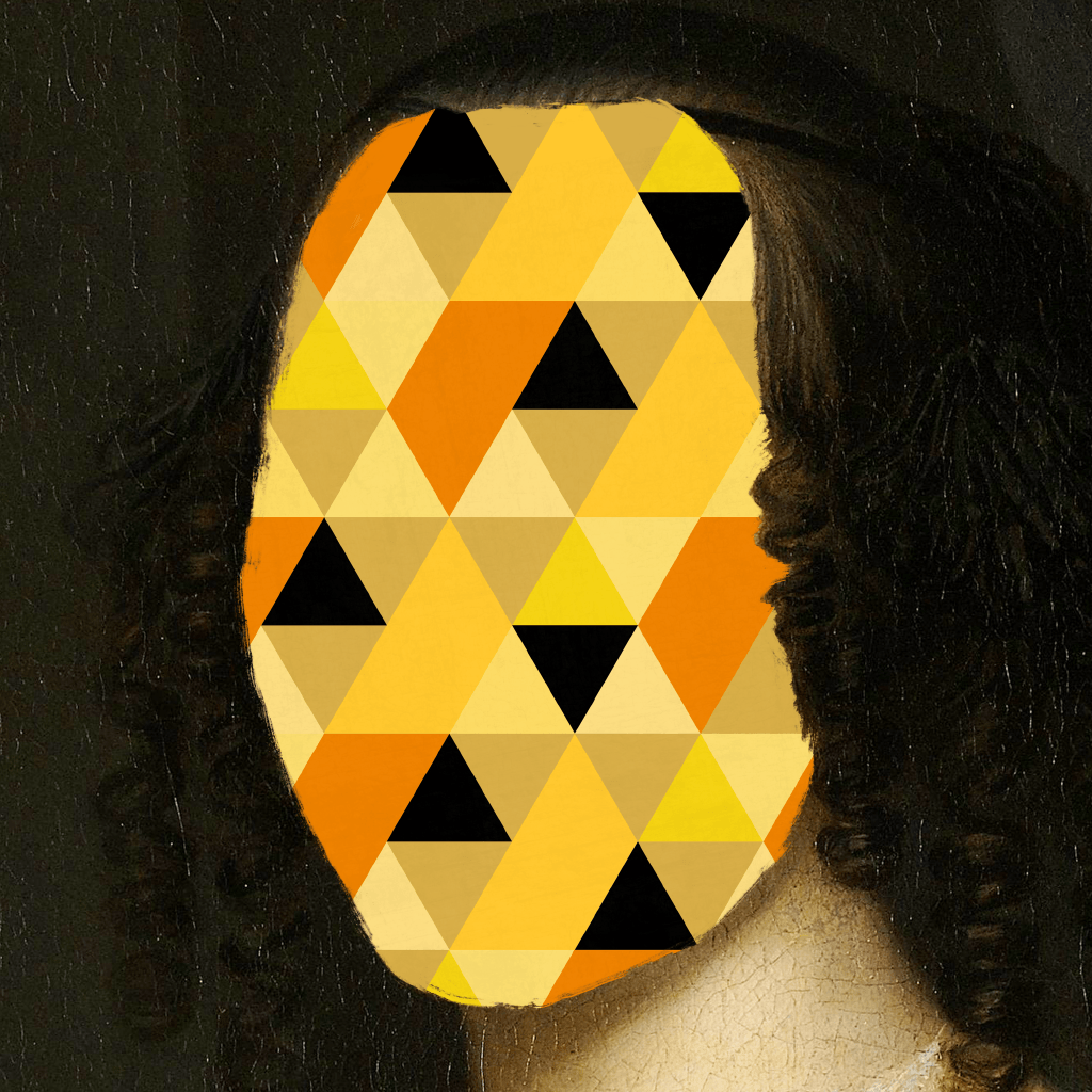 "Muddled Maria" - Geometric Fine Art Print