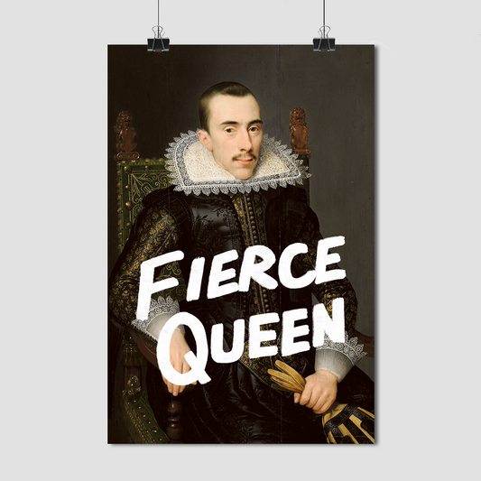 Fierce Queen - Fine Art Print on Paper
