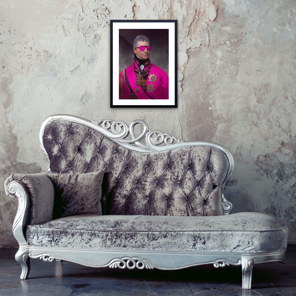 Admiral Awesome Framed Print