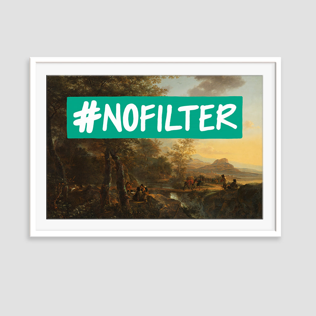 #NOFILTER - Framed Print