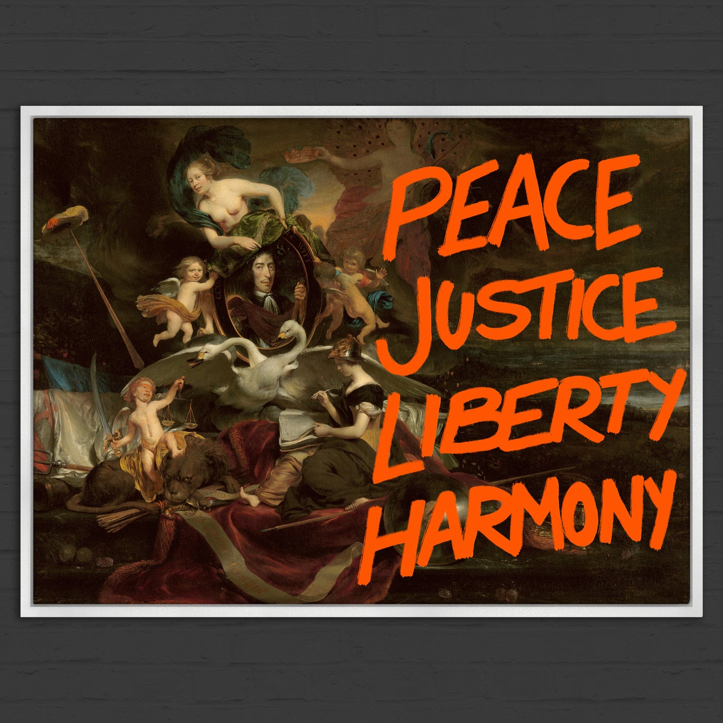 Peace and Justice Canvas Print