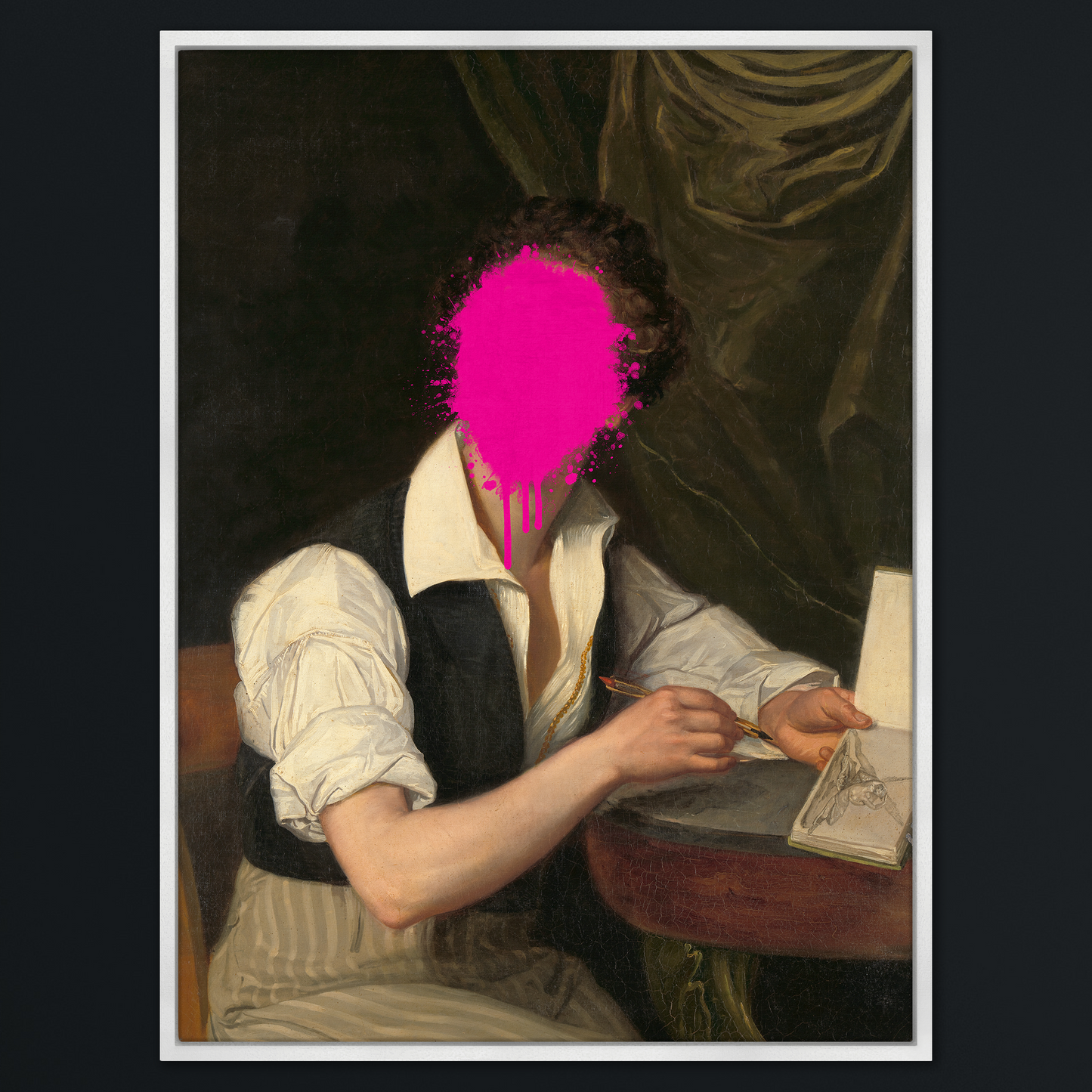 The Defacing of Charlie - Canvas Print