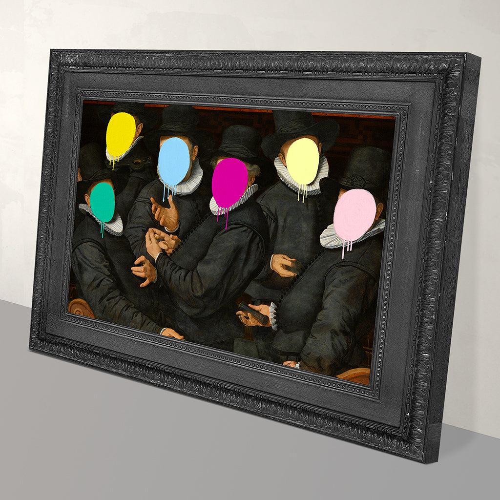 The Six Messy Wardens Canvas Print