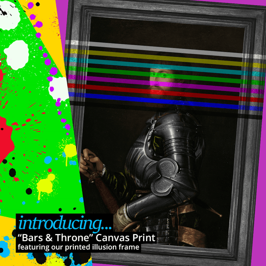 Introducing "Bars and Throne" - Colourful Wall Art