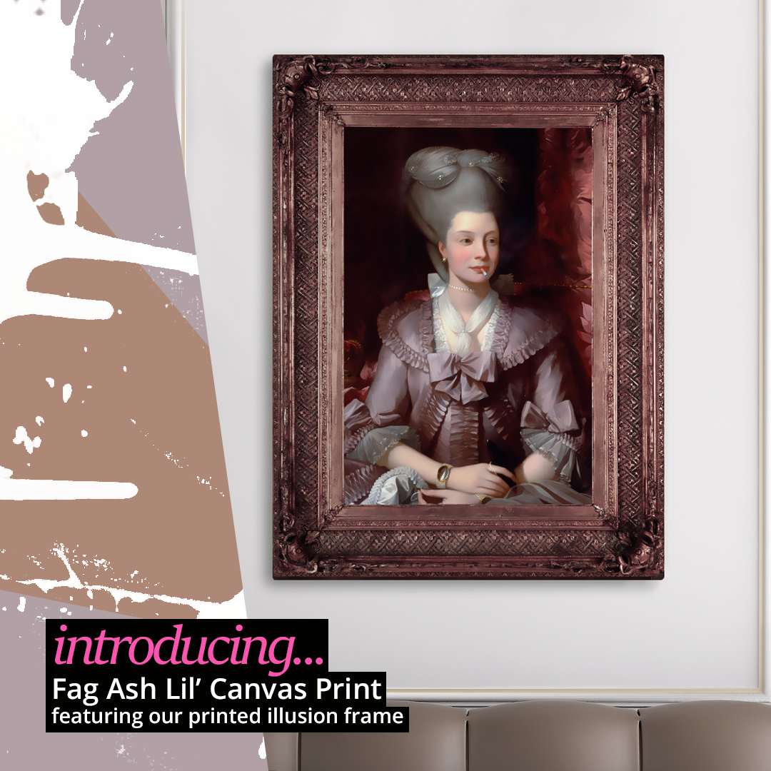 Introducing Fag Ash Lil' - Fine ArtCanvas Print