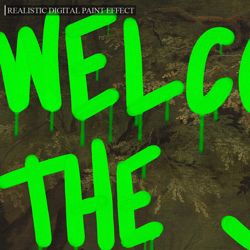 Welcome to the Jungle Canvas Print