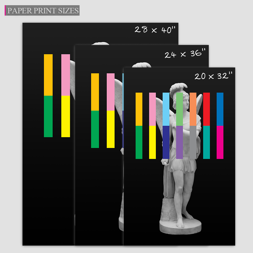 The Angel Abdiel No 1 - Art Print