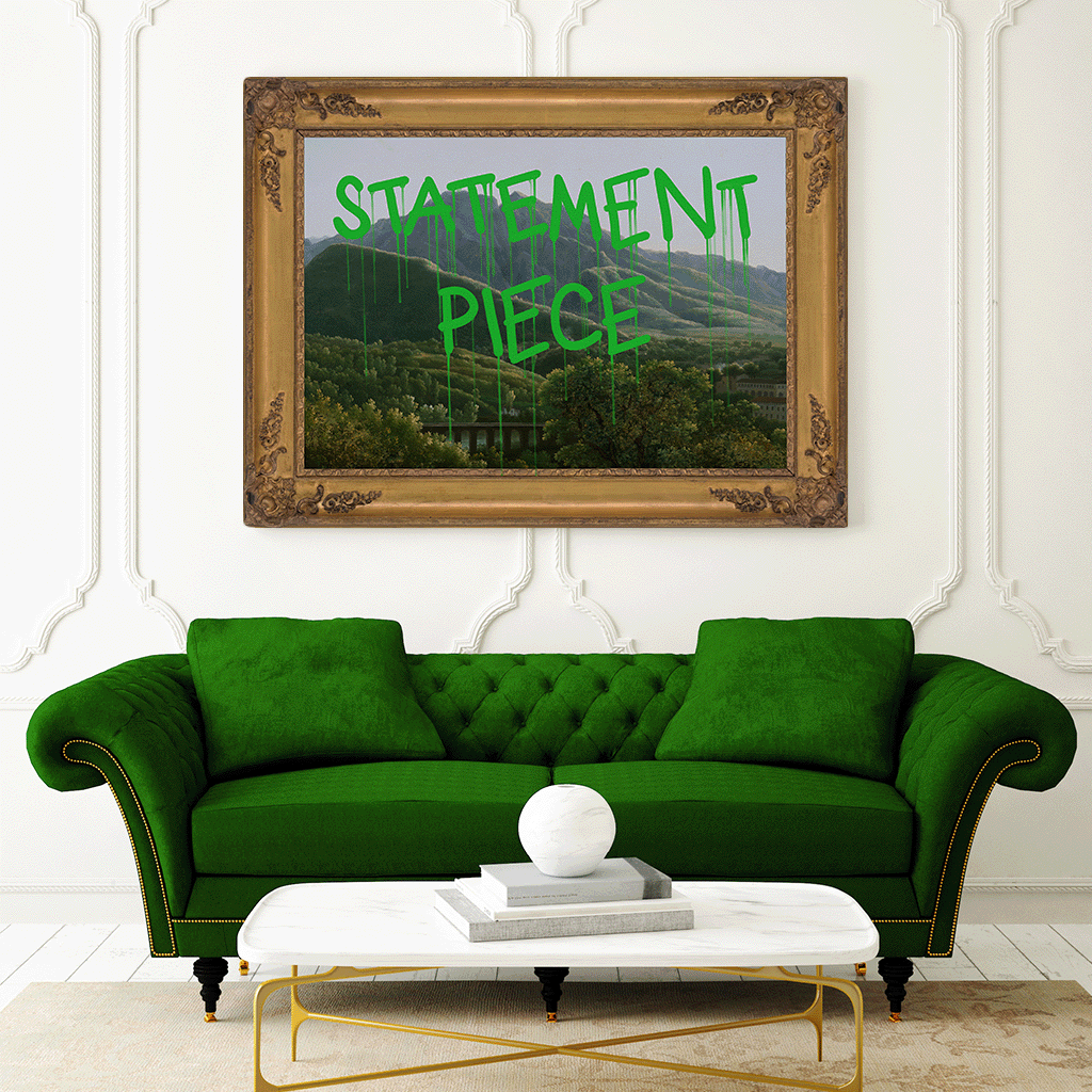 Statement Piece Canvas Print