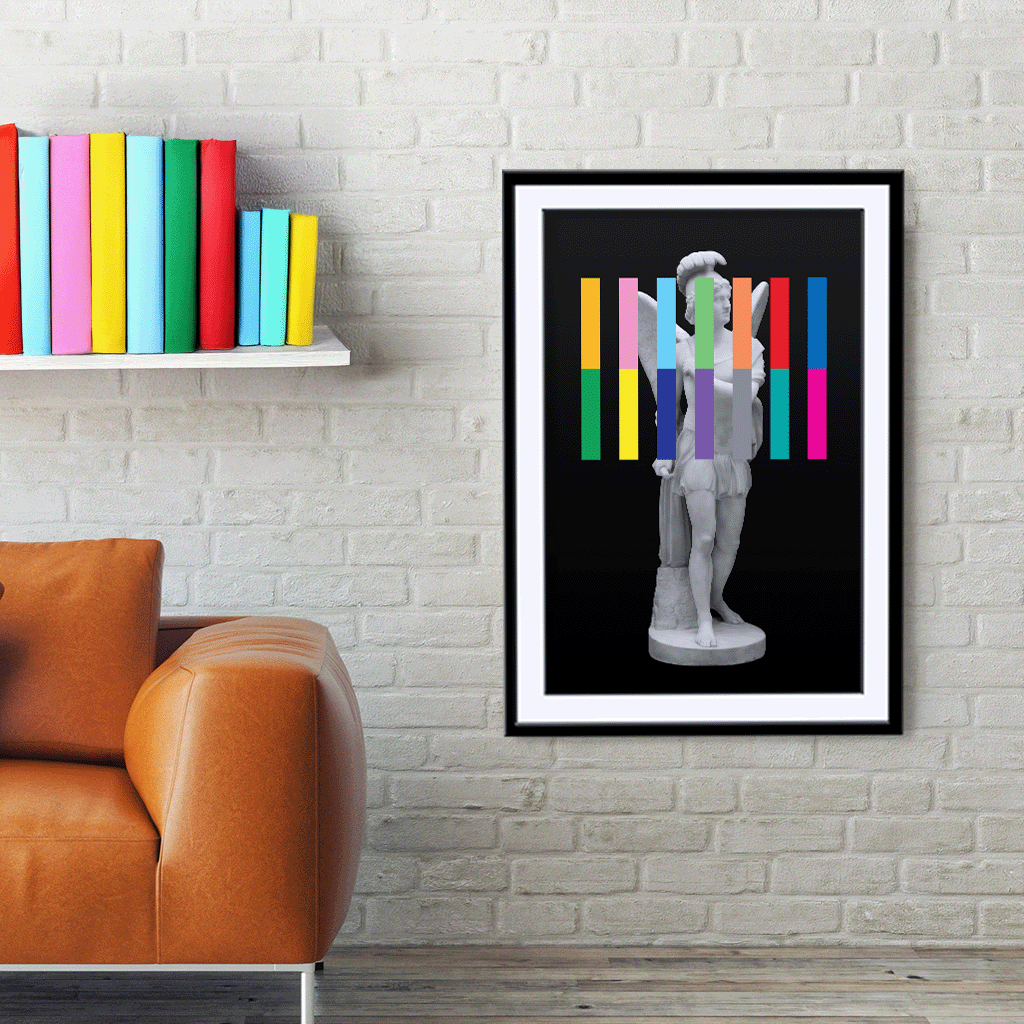 The Angel Abdiel No 1 - Art Print