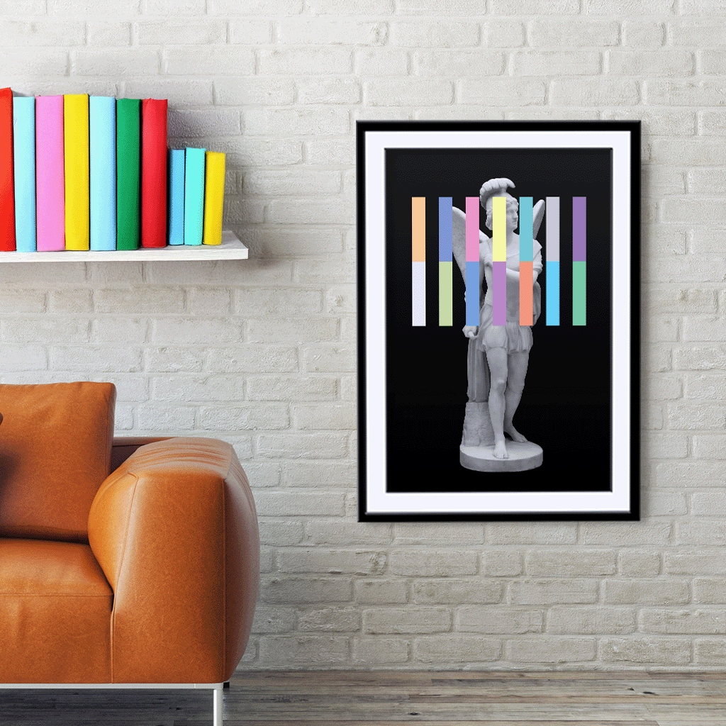 The Angel Abdiel No 2 - Art Print