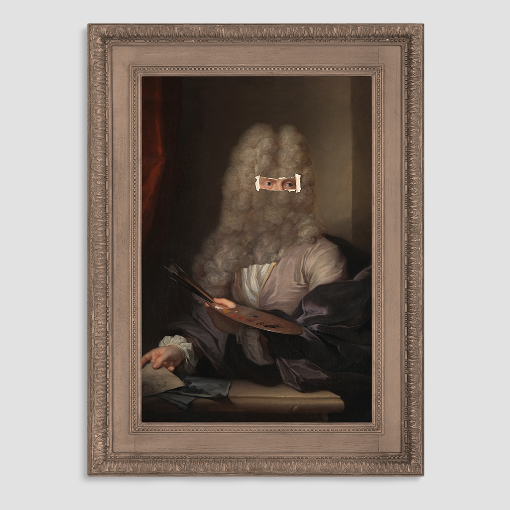 The Peekaboo Jan Canvas Print