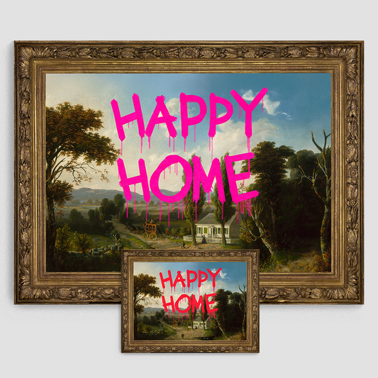 Happy Home Canvas Print