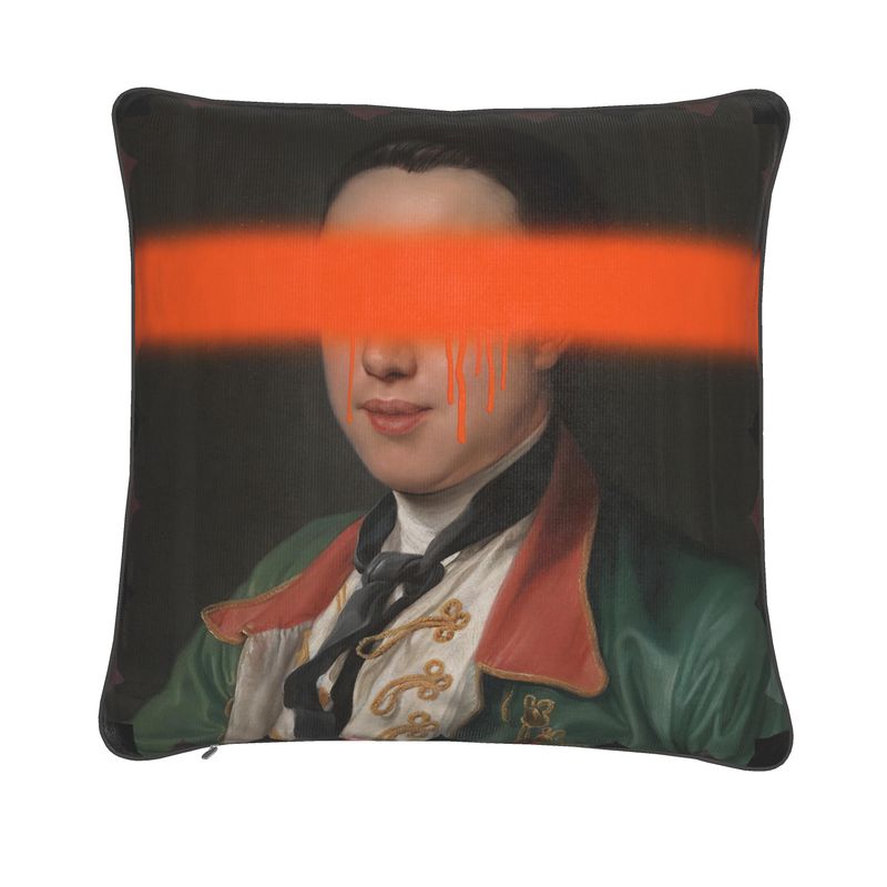 The Vandalised Viscount - Luxury Velvet Cushion