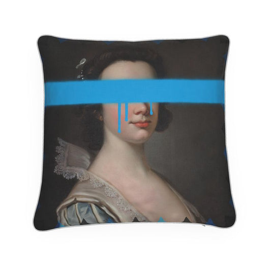 The Blue Lady - Luxury Velvet Cushion