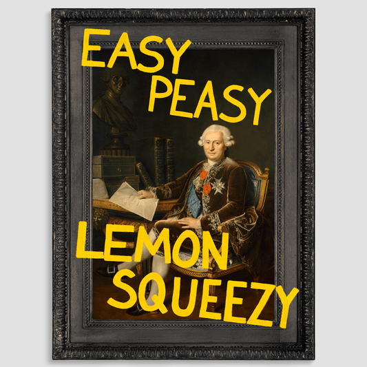 Easy Peasy Lemon Squeezy Canvas Print