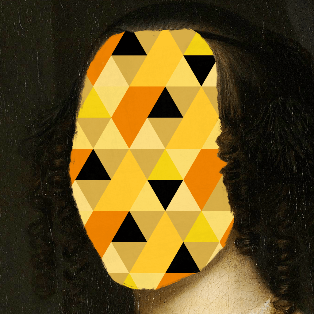"Muddled Maria" - Geometric Fine Art Print 