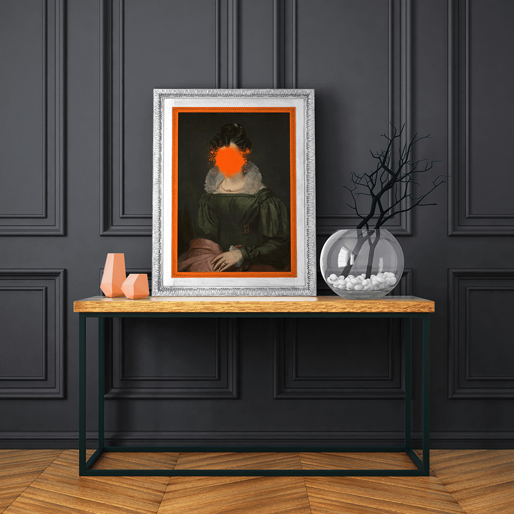 Orange Wall Art Ideas - perfect for an orange home interior design