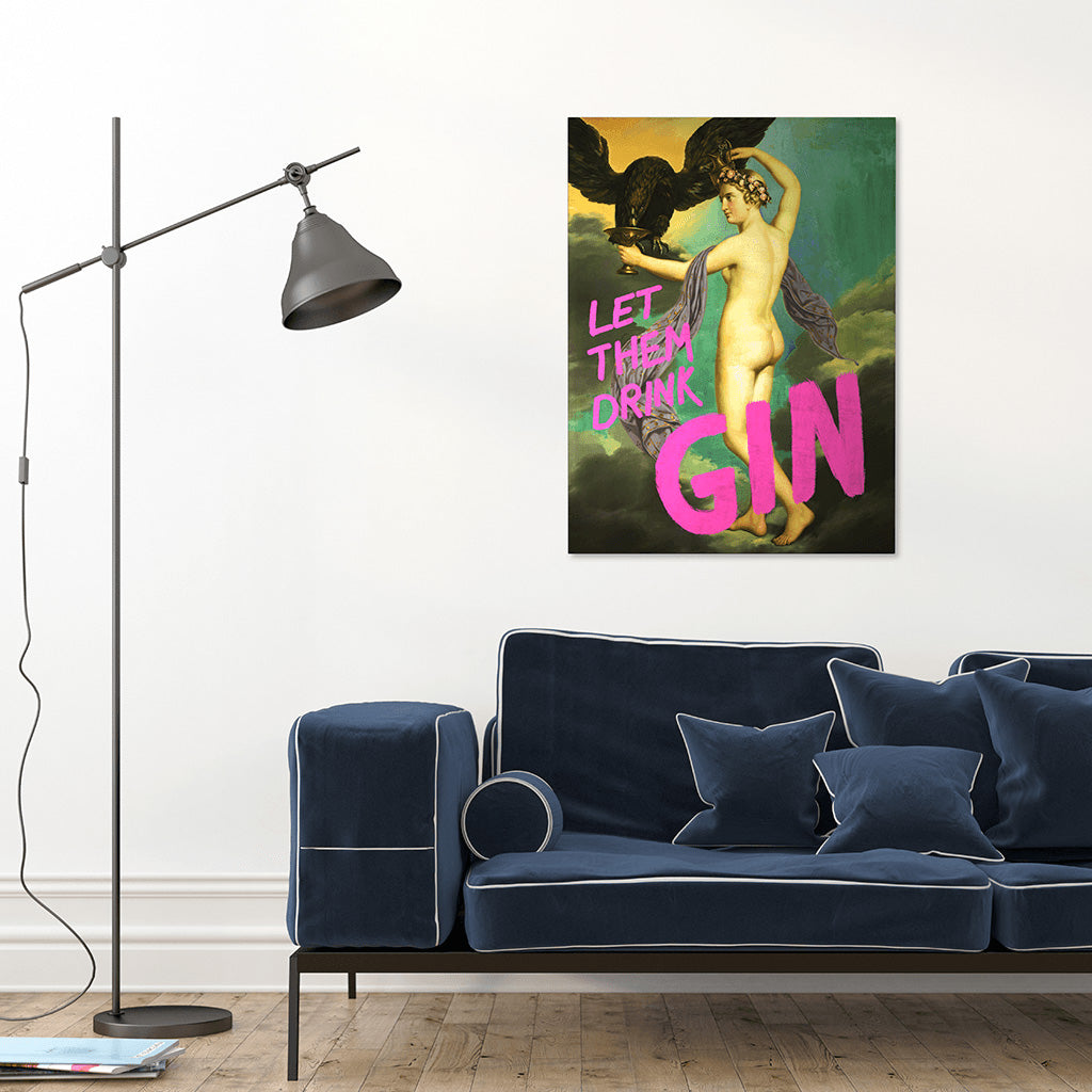 Let Them Drink Gin Canvas Print