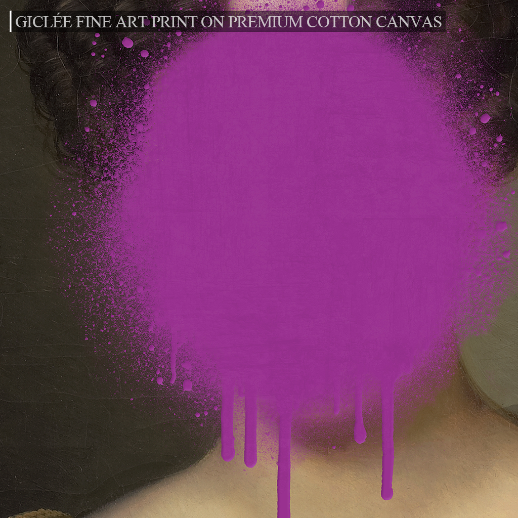 Johanna and the Splat Canvas Print