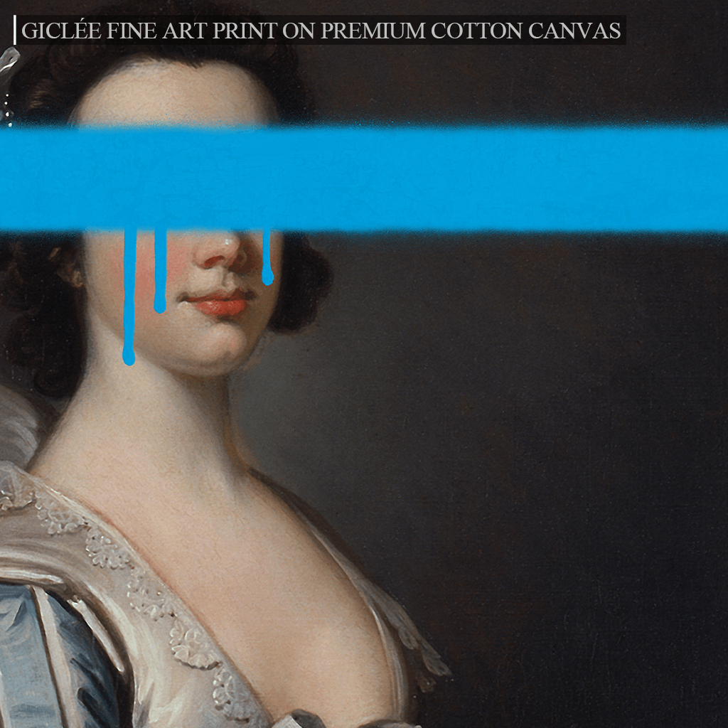 The Blue Lady Canvas Print