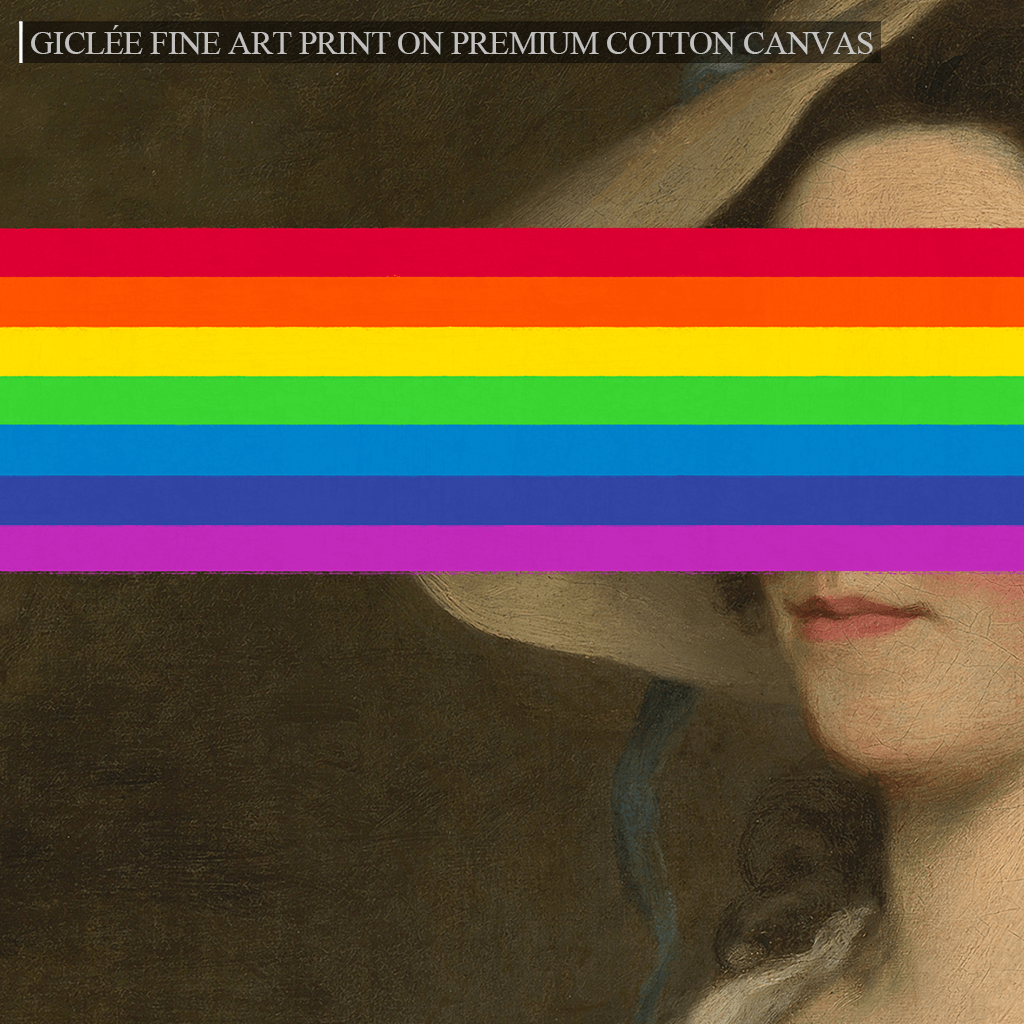 LIMITED EDITION: The Rainbow Lady Canvas Print