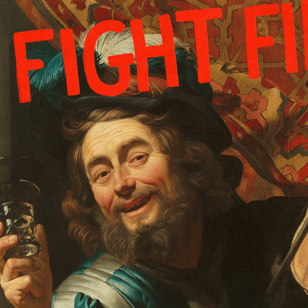 Fight Fire with Vodka - Fine Art Print on Paper