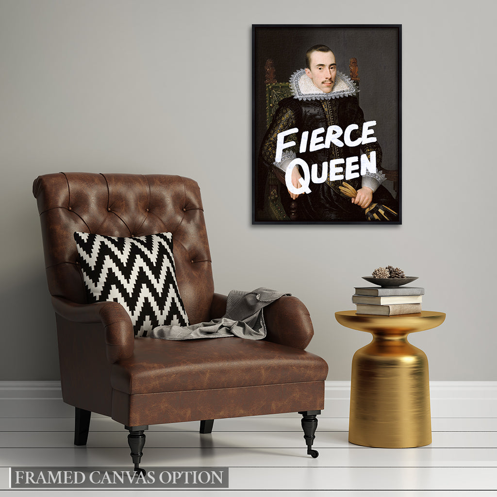 Fierce Queen Canvas Print