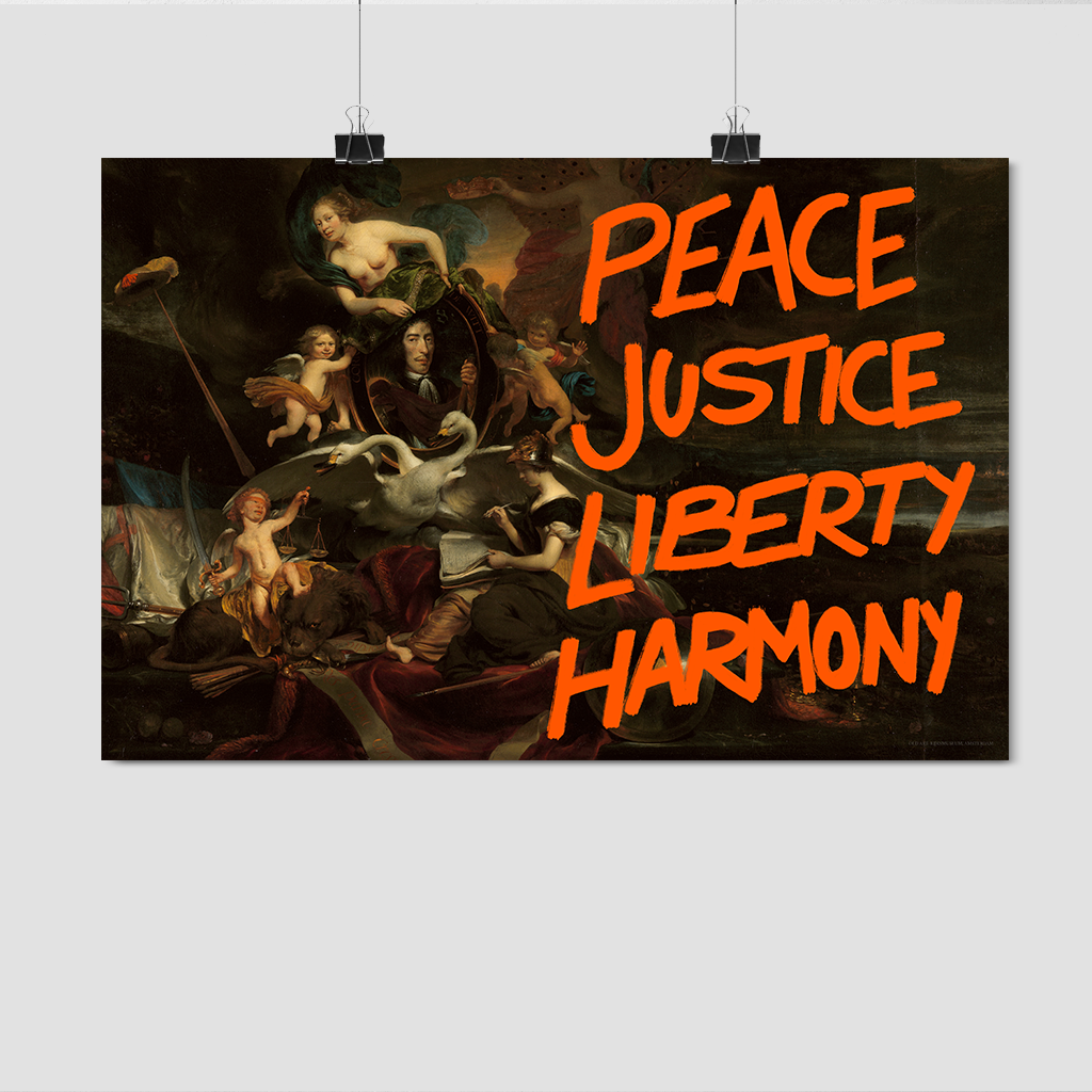 Peace and Justice - Fine Art Print on Paper