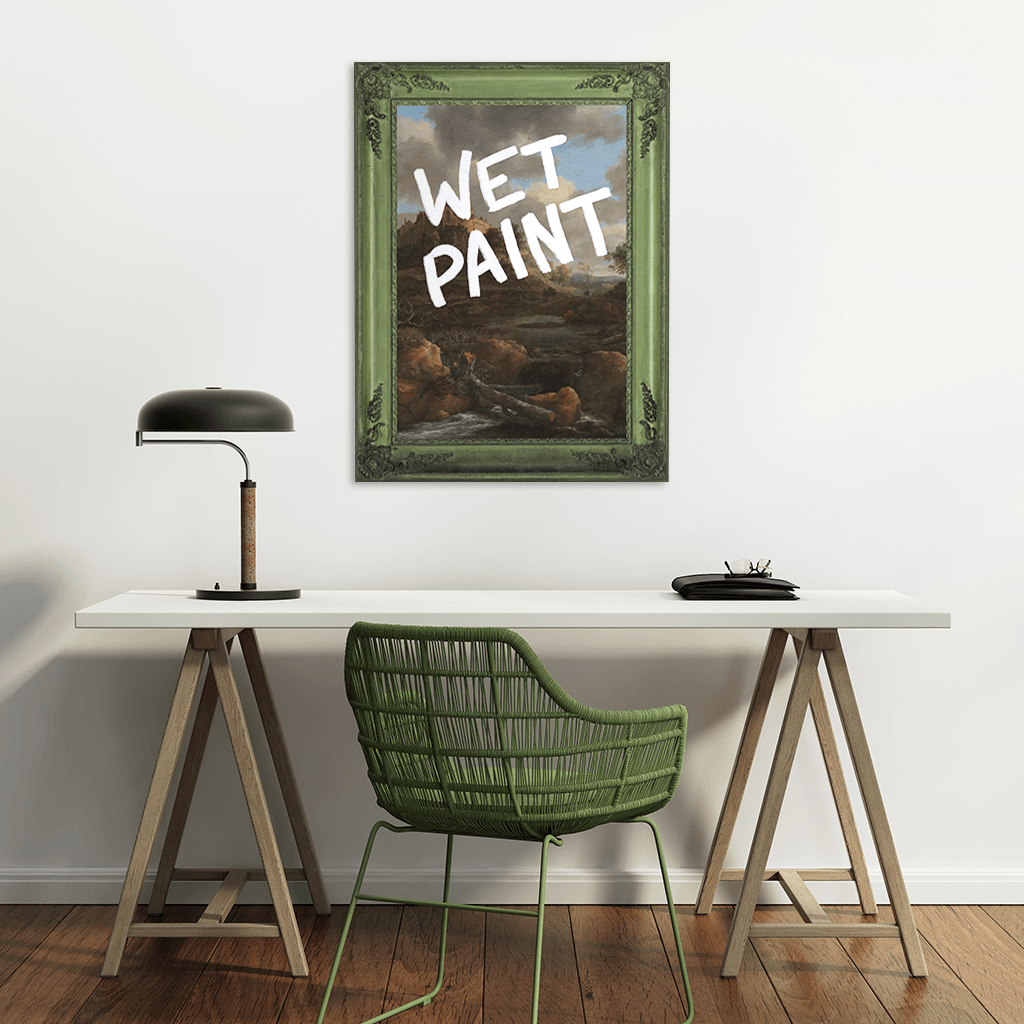 Wet Paint Canvas Print
