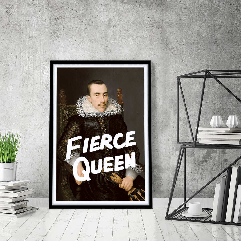 Fierce Queen - Fine Art Print on Paper