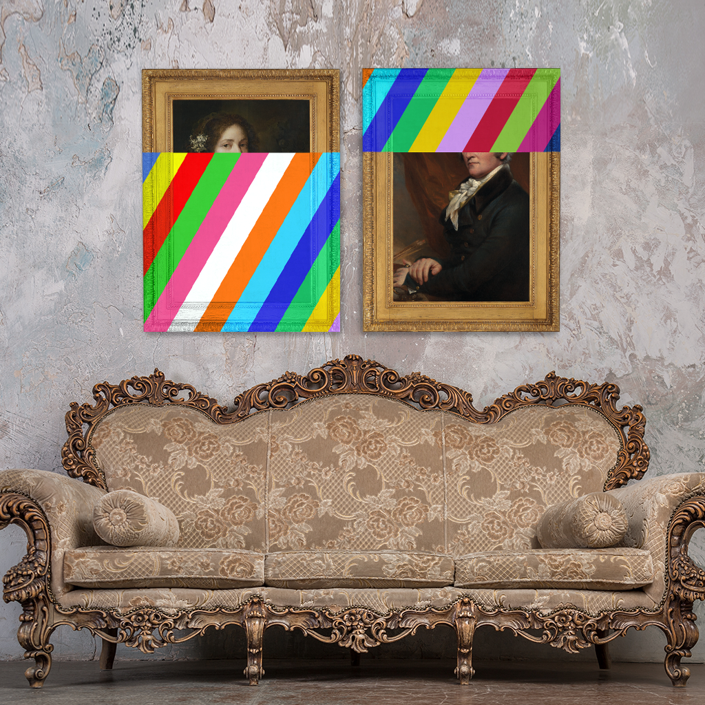 Margaretha Masked Canvas Print