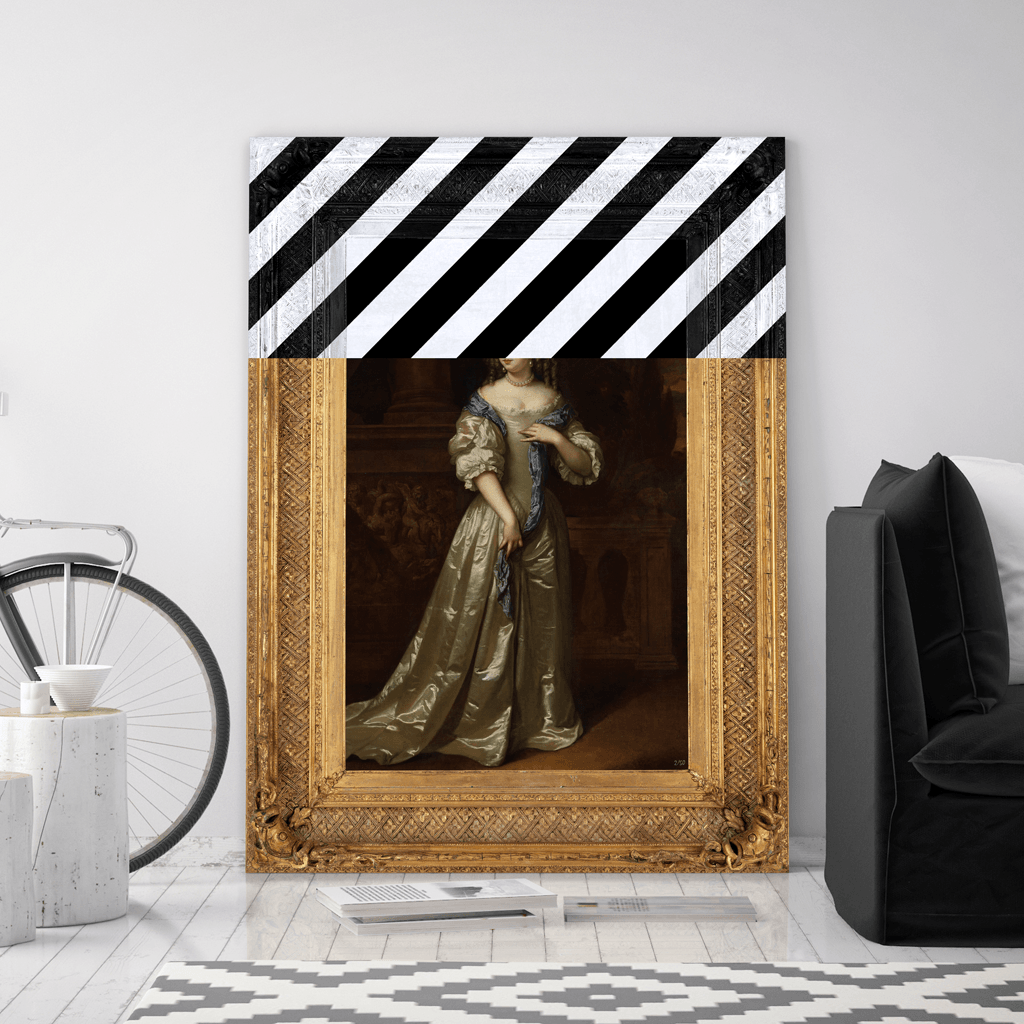 LIMITED EDITION: The Striped Lady Canvas Print
