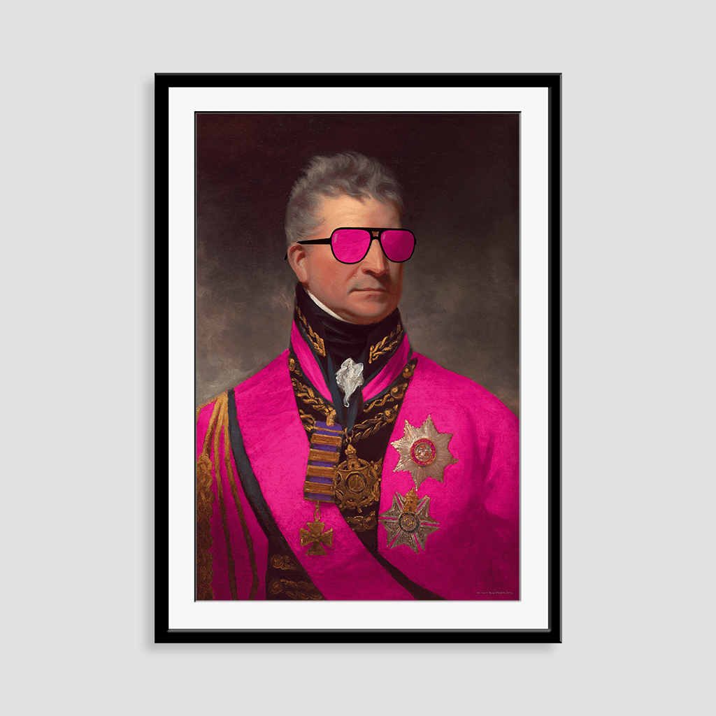 Admiral Awesome Framed Print