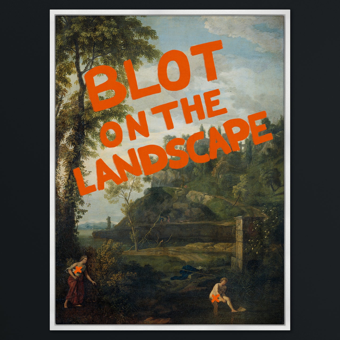 Blot on the Landscape Canvas Print