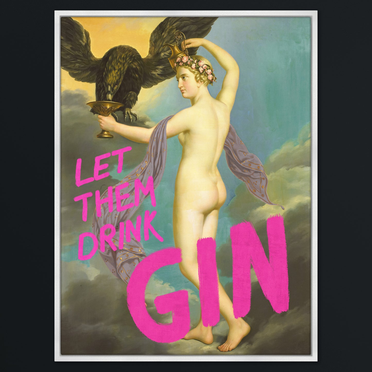 Let Them Drink Gin Canvas Print