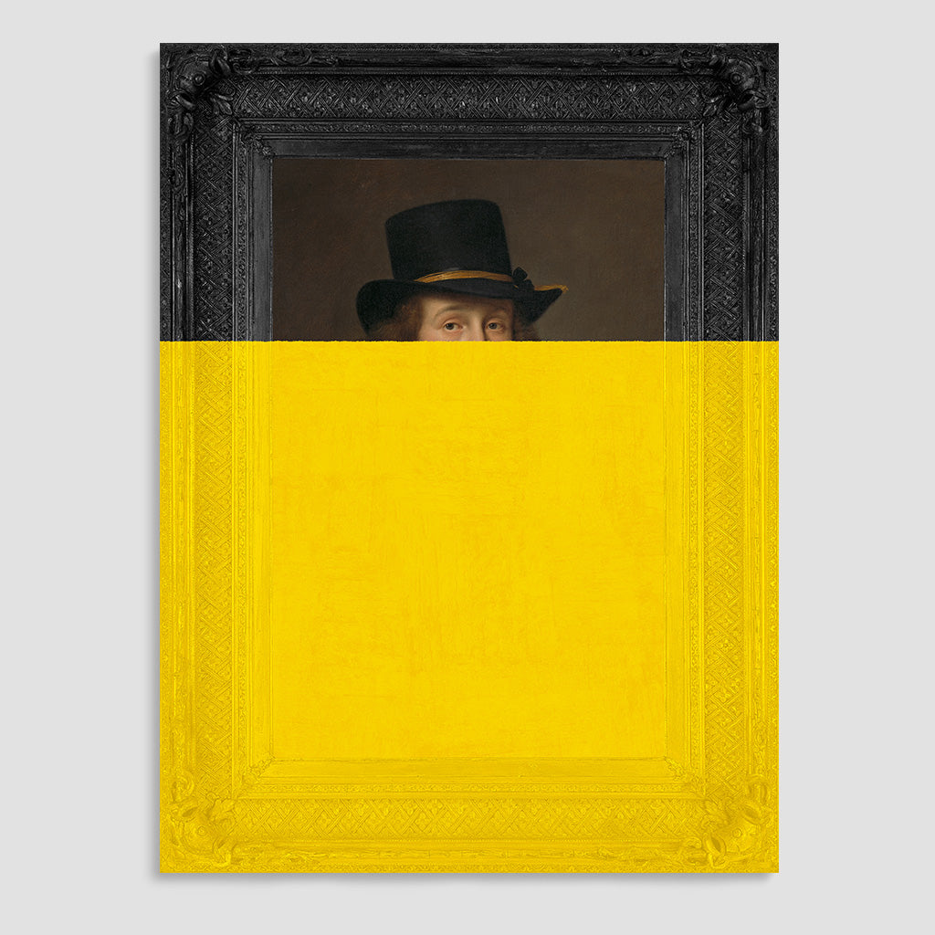 Man in Hat Canvas Print