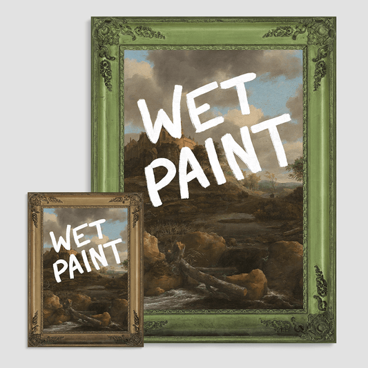 Wet Paint Canvas Print