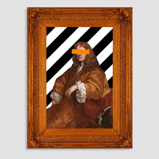 The Man in Orange - Canvas Print