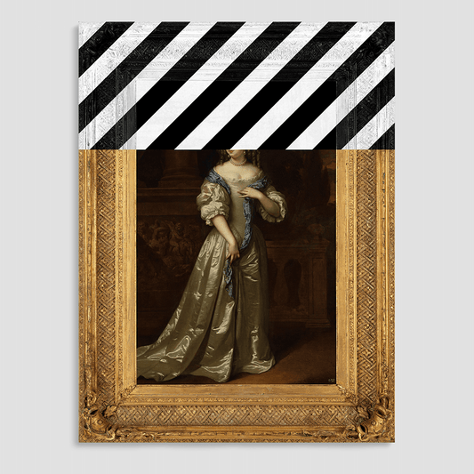 LIMITED EDITION: The Striped Lady Canvas Print