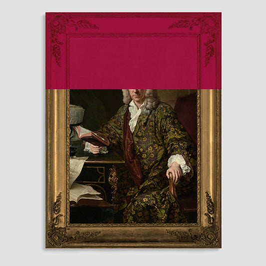 Marc'd in Burgundy Canvas Print