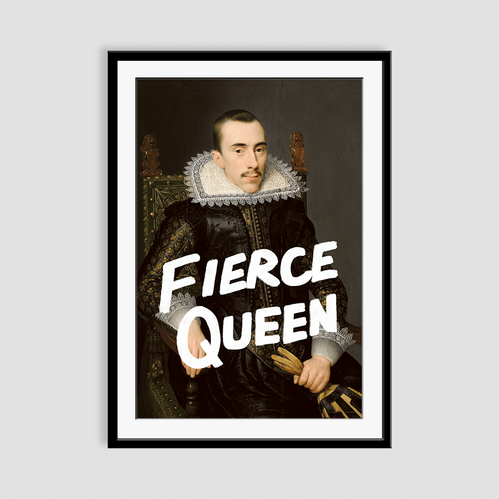 Fierce Queen - Fine Art Print on Paper