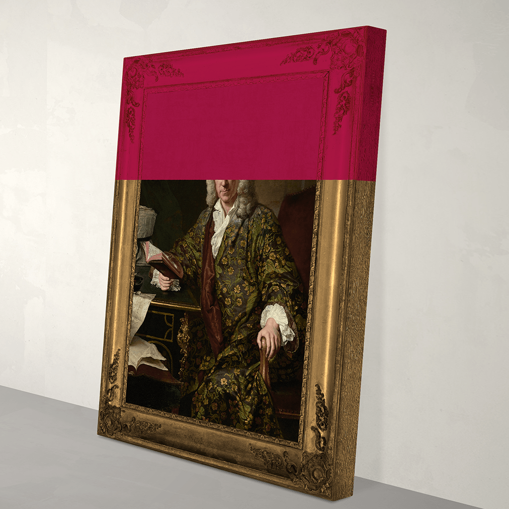 Marc'd in Burgundy Canvas Print